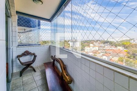 Varanda da Sala de apartamento para alugar com 3 quartos, 95m² em Itapoã, Belo Horizonte