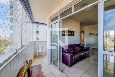 Varanda da Sala de apartamento para alugar com 3 quartos, 95m² em Itapoã, Belo Horizonte