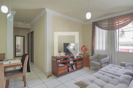 Sala de apartamento à venda com 3 quartos, 80m² em Santo Antônio, Belo Horizonte