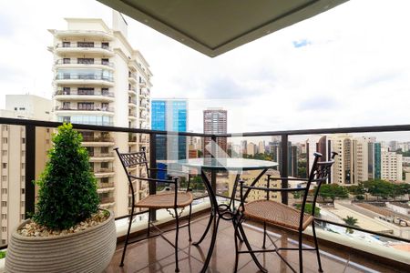 Sala - Varanda de apartamento para alugar com 4 quartos, 440m² em Campo Belo, São Paulo