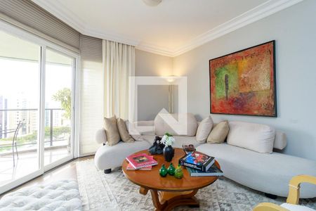 Sala de apartamento à venda com 4 quartos, 440m² em Campo Belo, São Paulo