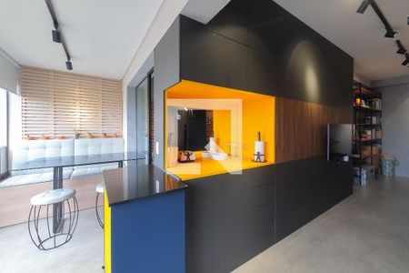 Sacada / Cozinha de kitnet/studio para alugar com 1 quarto, 42m² em Vila Mariana, São Paulo