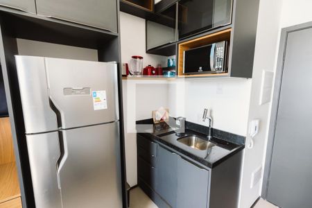 Cozinha de kitnet/studio para alugar com 1 quarto, 22m² em Perdizes, São Paulo