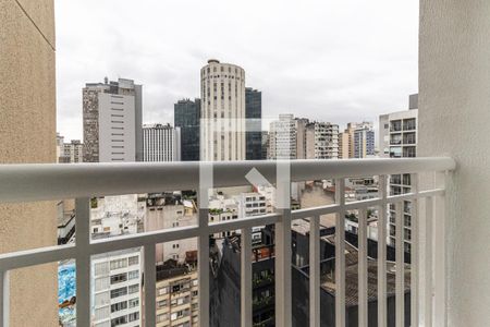 Varanda de apartamento à venda com 1 quarto, 40m² em Vila Buarque, São Paulo