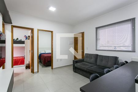 Sala e Cozinha de apartamento à venda com 2 quartos, 50m² em Vila Carrao, São Paulo
