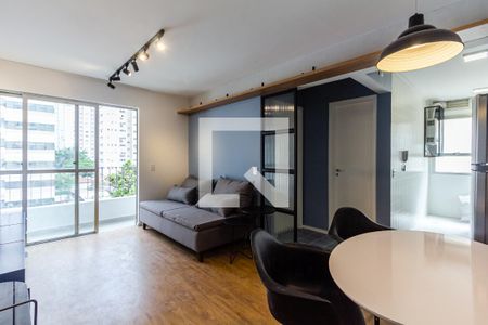 Sala de apartamento à venda com 1 quarto, 45m² em Itaim Bibi, São Paulo