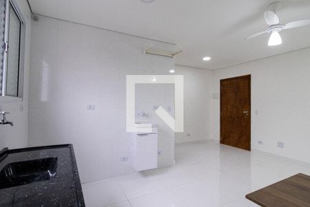 Sala/Cozinha de casa para alugar com 1 quarto, 25m² em Vila Campestre, São Paulo