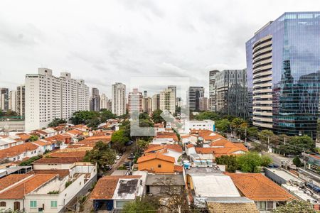 Vista de kitnet/studio para alugar com 1 quarto, 45m² em Vila Nova Conceição, São Paulo