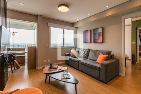 Sala de apartamento para alugar com 1 quarto, 54m² em Alphaville Empresarial, Barueri