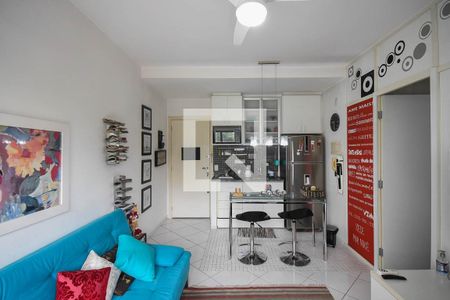 Sala de apartamento à venda com 1 quarto, 35m² em Vila Andrade, São Paulo