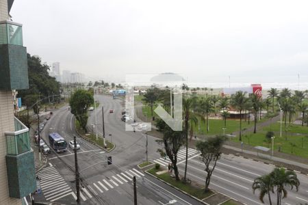 Vista da Sala de apartamento para alugar com 3 quartos, 55m² em Itararé, São Vicente