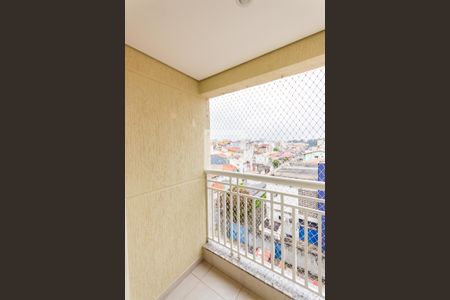 Varanda da Sala de apartamento para alugar com 3 quartos, 75m² em Vila Camilópolis, Santo André