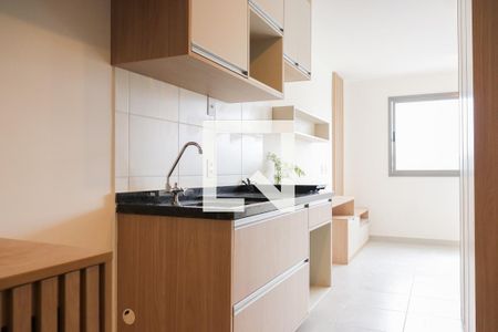 Cozinha de kitnet/studio à venda com 1 quarto, 24m² em Vila Clementino, São Paulo