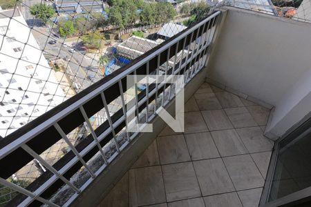 Varanda da Sala de apartamento à venda com 2 quartos, 58m² em Parque Assuncao, Taboão da Serra