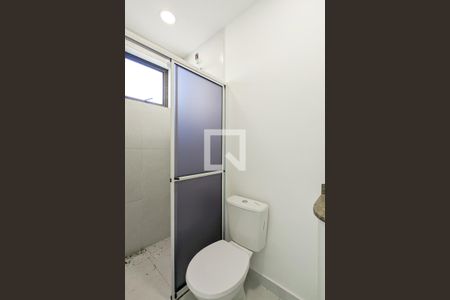 Banheiro de kitnet/studio para alugar com 1 quarto, 35m² em Rudge Ramos, São Bernardo do Campo