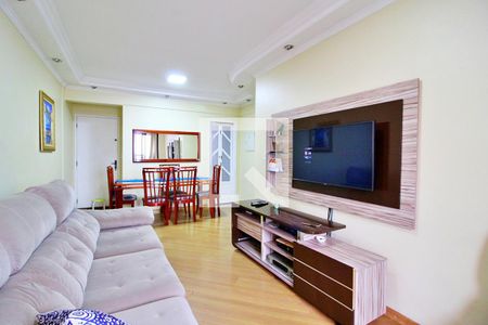 Sala de apartamento à venda com 3 quartos, 86m² em Vila Curuca, Santo André