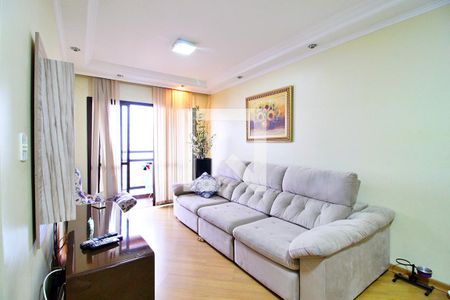 Sala de apartamento à venda com 3 quartos, 86m² em Vila Curuca, Santo André