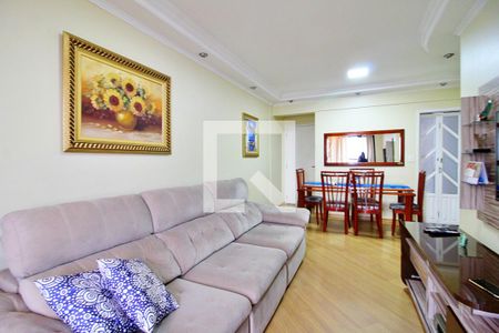 Sala de apartamento à venda com 3 quartos, 86m² em Vila Curuca, Santo André