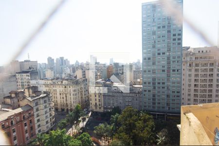 Varanda da Sala de apartamento para alugar com 1 quarto, 41m² em Santa Ifigênia, São Paulo