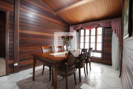 Sala de Jantar de casa à venda com 4 quartos, 260m² em Garças, Belo Horizonte