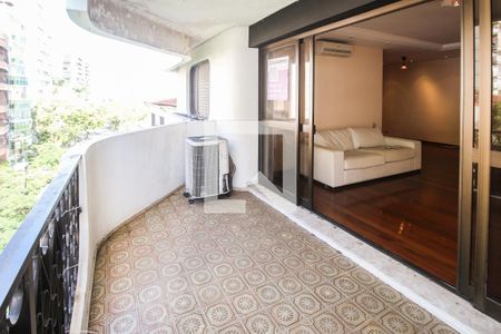 Varanda da Sala de apartamento à venda com 3 quartos, 144m² em Lagoa, Rio de Janeiro