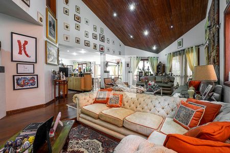 Sala de casa de condomínio à venda com 4 quartos, 403m² em Jardim Paulistano, São Paulo