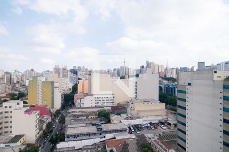 Sala Vista de apartamento à venda com 1 quarto, 26m² em Bela Vista, São Paulo