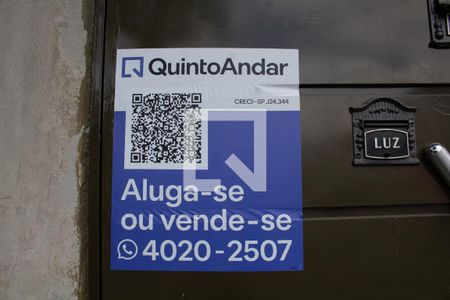 Placa na Fachada de casa à venda com 1 quarto, 45m² em Vila Norma, São Paulo