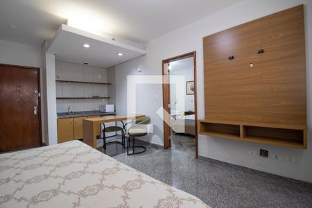 Sala de apartamento para alugar com 1 quarto, 36m² em Setor Central, Goiânia