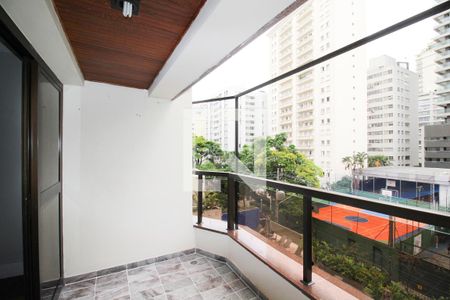 Varanda  de apartamento à venda com 4 quartos, 190m² em Jardim Paulista, São Paulo