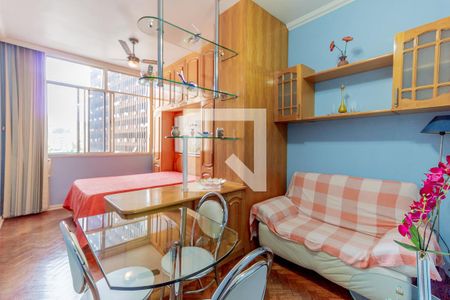 Sala de apartamento para alugar com 1 quarto, 32m² em Flamengo, Rio de Janeiro