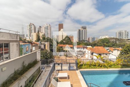 Vista da Varanda de apartamento para alugar com 1 quarto, 59m² em Pinheiros, São Paulo