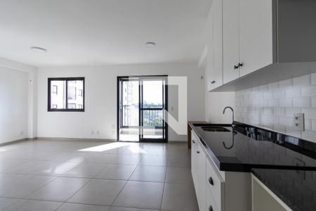 Sala/Cozinha de kitnet/studio para alugar com 1 quarto, 38m² em Mirandópolis, São Paulo