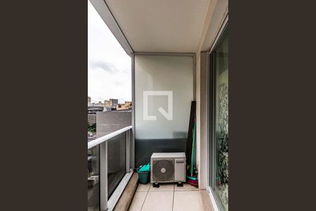 Varanda de kitnet/studio para alugar com 1 quarto, 23m² em Centro Histórico de São Paulo, São Paulo