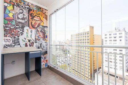 Varanda de kitnet/studio à venda com 1 quarto, 42m² em Centro, São Paulo