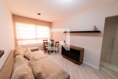 Sala de Estar de apartamento à venda com 1 quarto, 44m² em Bela Vista, São Paulo