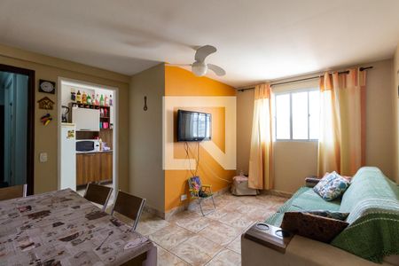 Sala de apartamento para alugar com 1 quarto, 74m² em Vila Caiçara, Praia Grande