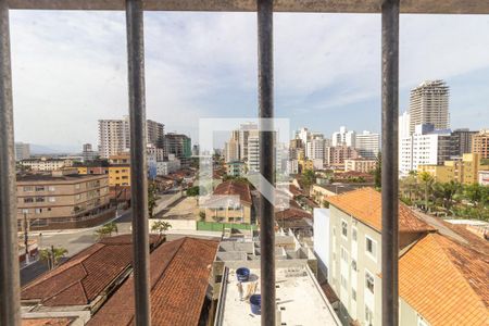 Vista da sala de apartamento para alugar com 1 quarto, 74m² em Vila Caiçara, Praia Grande