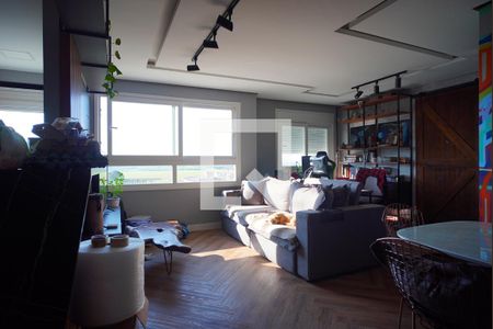 Sala de apartamento à venda com 1 quarto, 66m² em Jardim Lindóia, Porto Alegre