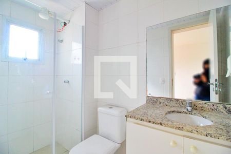 Banheiro de kitnet/studio à venda com 1 quarto, 26m² em Bangú, Santo André