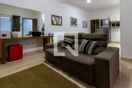 Detalhe da sala de casa para alugar com 3 quartos, 150m² em Tupi, Praia Grande