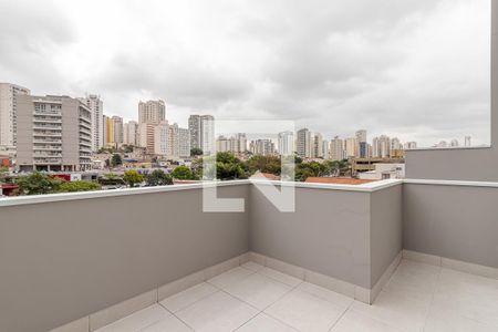 Sacada do Quarto de apartamento para alugar com 1 quarto, 40m² em Bosque da Saúde, São Paulo