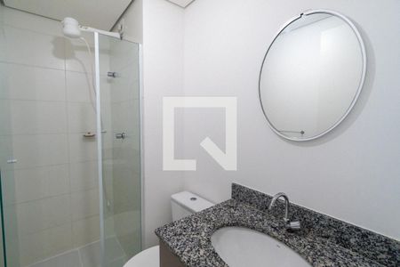 Banheiro de kitnet/studio para alugar com 1 quarto, 24m² em Saúde, São Paulo