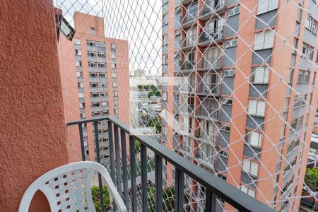 Varanda da sala de apartamento à venda com 2 quartos, 65m² em Taboão, Diadema