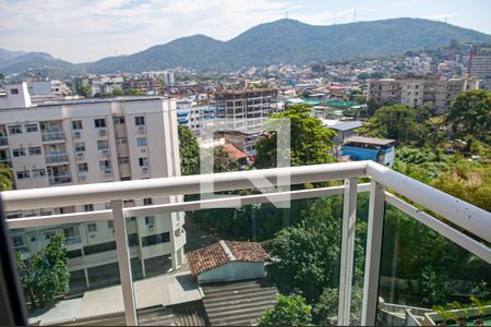 varanda de apartamento à venda com 1 quarto, 41m² em Taquara, Rio de Janeiro