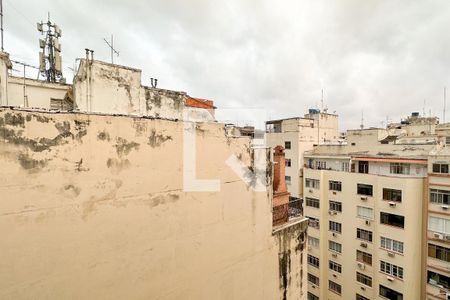 Sala - Vista de kitnet/studio para alugar com 1 quarto, 27m² em Copacabana, Rio de Janeiro