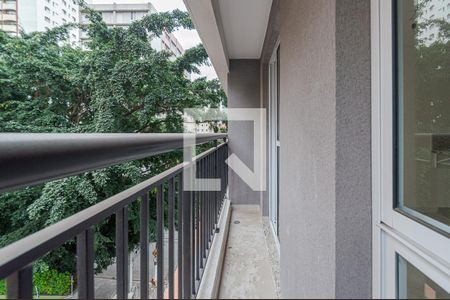 Varanda de kitnet/studio para alugar com 1 quarto, 26m² em Bela Vista, São Paulo