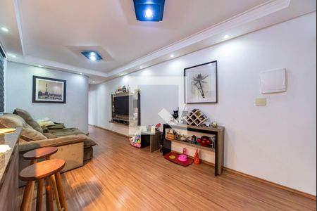 Sala de apartamento à venda com 2 quartos, 128m² em Vila Alzira, Santo André