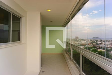 Varanda da Sala de apartamento para alugar com 2 quartos, 84m² em Barra da Tijuca, Rio de Janeiro