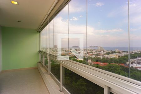 Varanda da Sala de apartamento para alugar com 2 quartos, 84m² em Barra da Tijuca, Rio de Janeiro